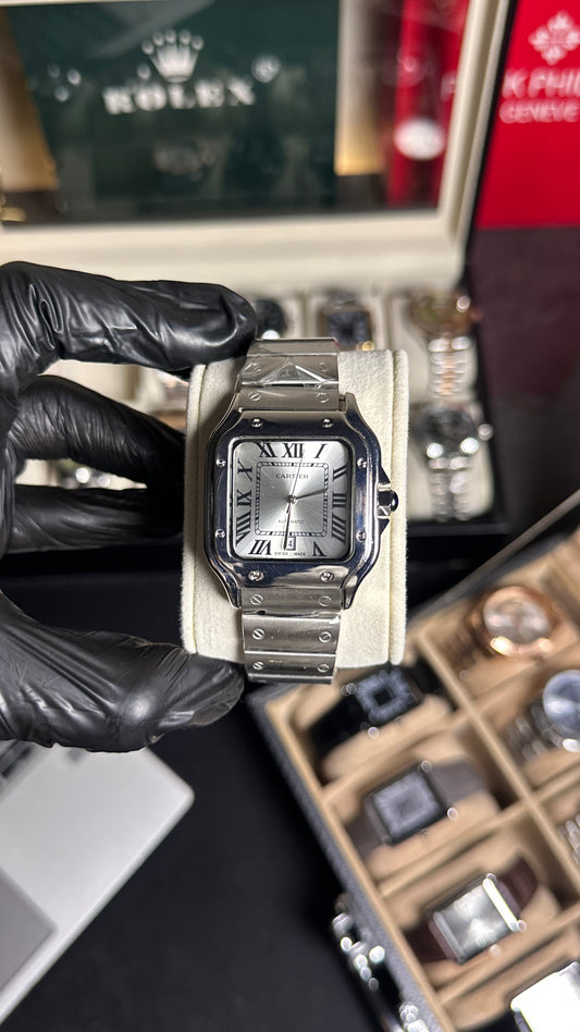 CARTIER SANTOA SILVER | PREMIUM WATCH