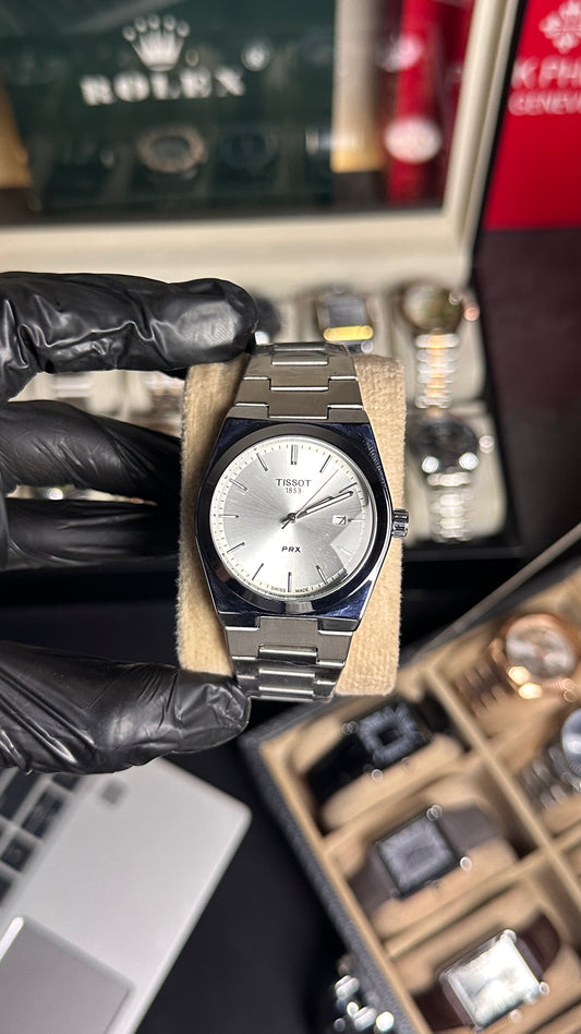 Tissot PRX Silver – Men's Stainless Steel Watch
