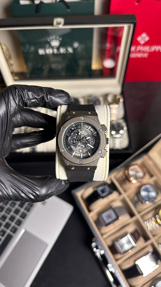 Hublot Skeleton Black – Men's Luxury Watch