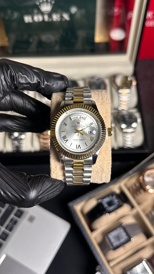 ROLEX ROMAN DIAL TWO-TONE
