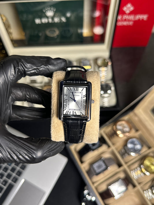 Cartier Tank – Men's Premium Leather Watch