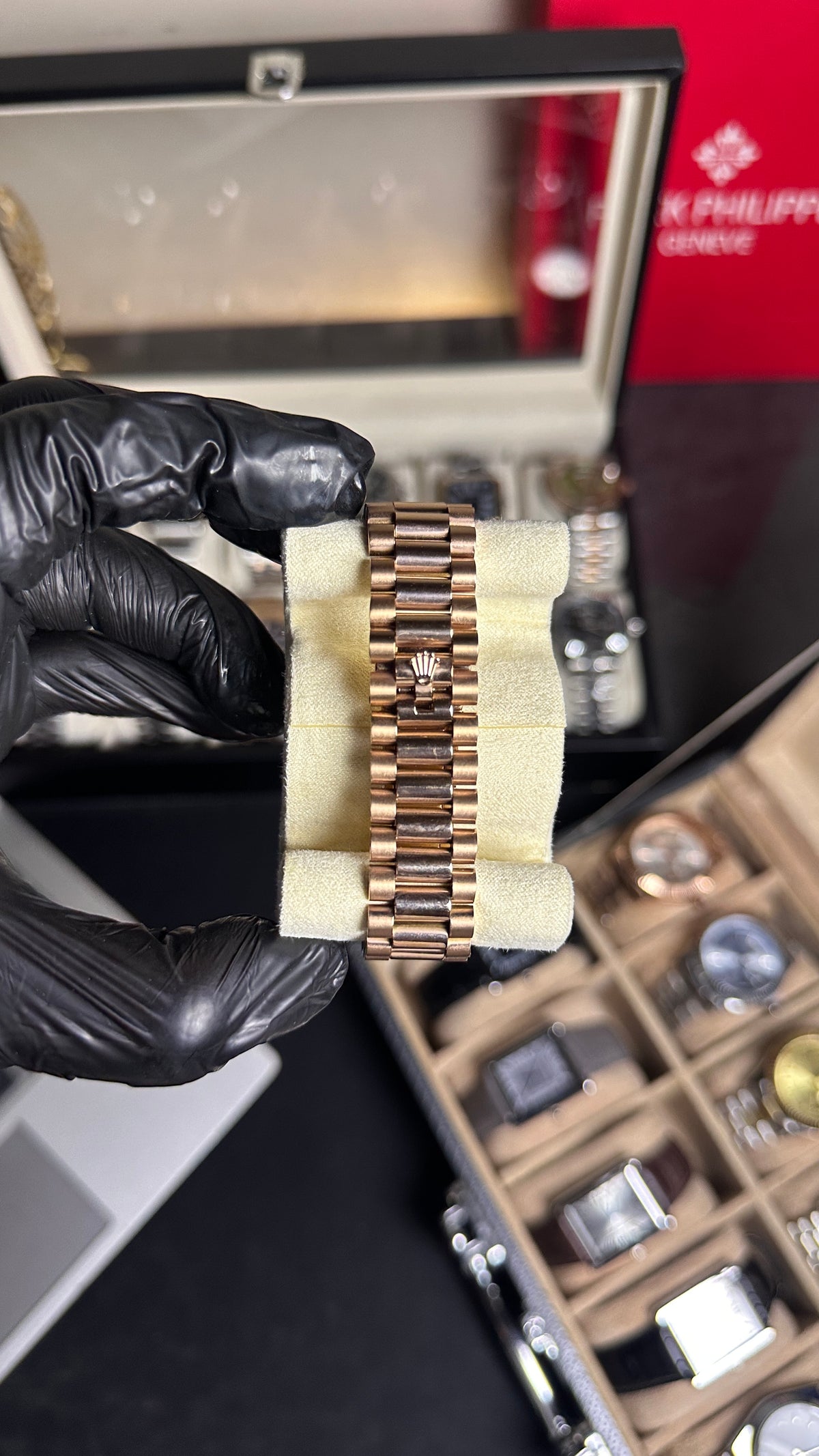 ROLEX OMBRE MASTER CLONE ( with full original box packaging)