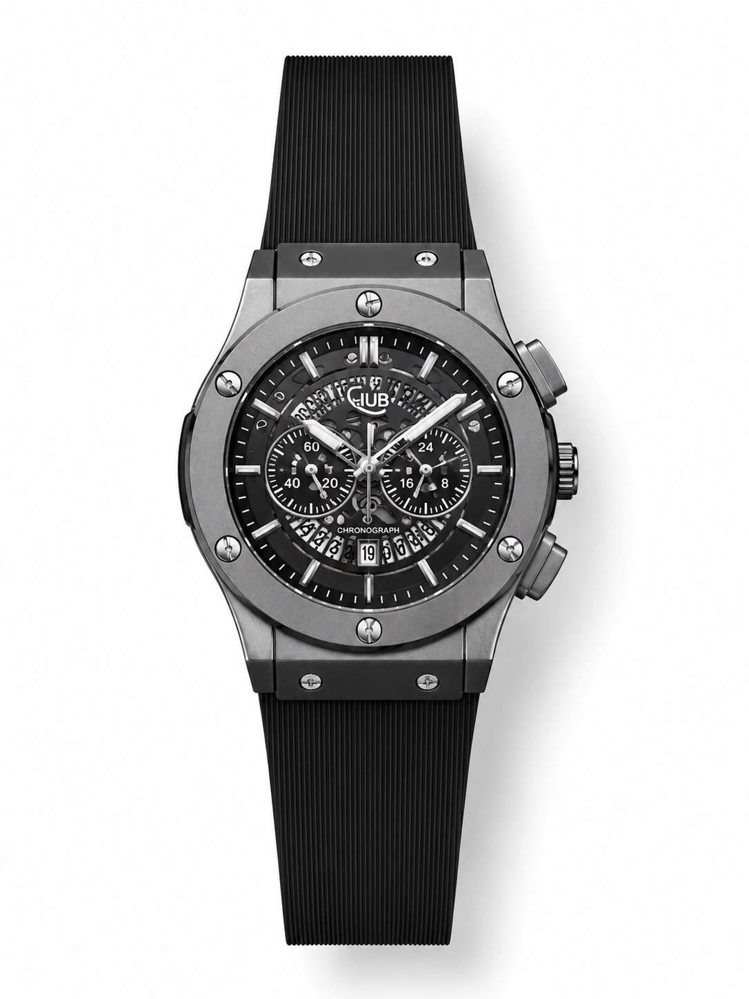 HUBLOT SKELETON BLACK