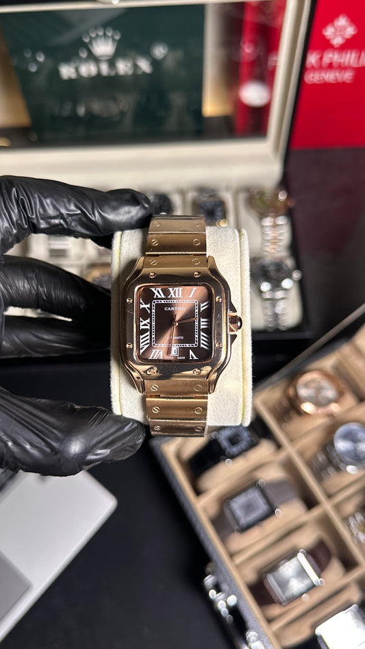 CARTIER SANTOS CHOCOLATE | PREMIUM WATCH