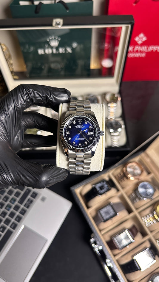 Rolex Oyster Blue – Men's Stainless Steel Watch