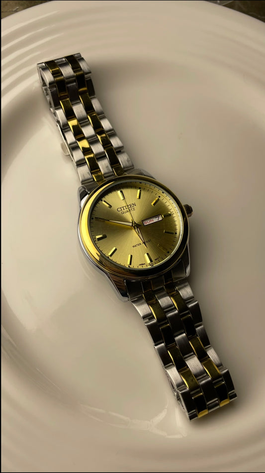 CITIZEN QUARTZ TWOTONE