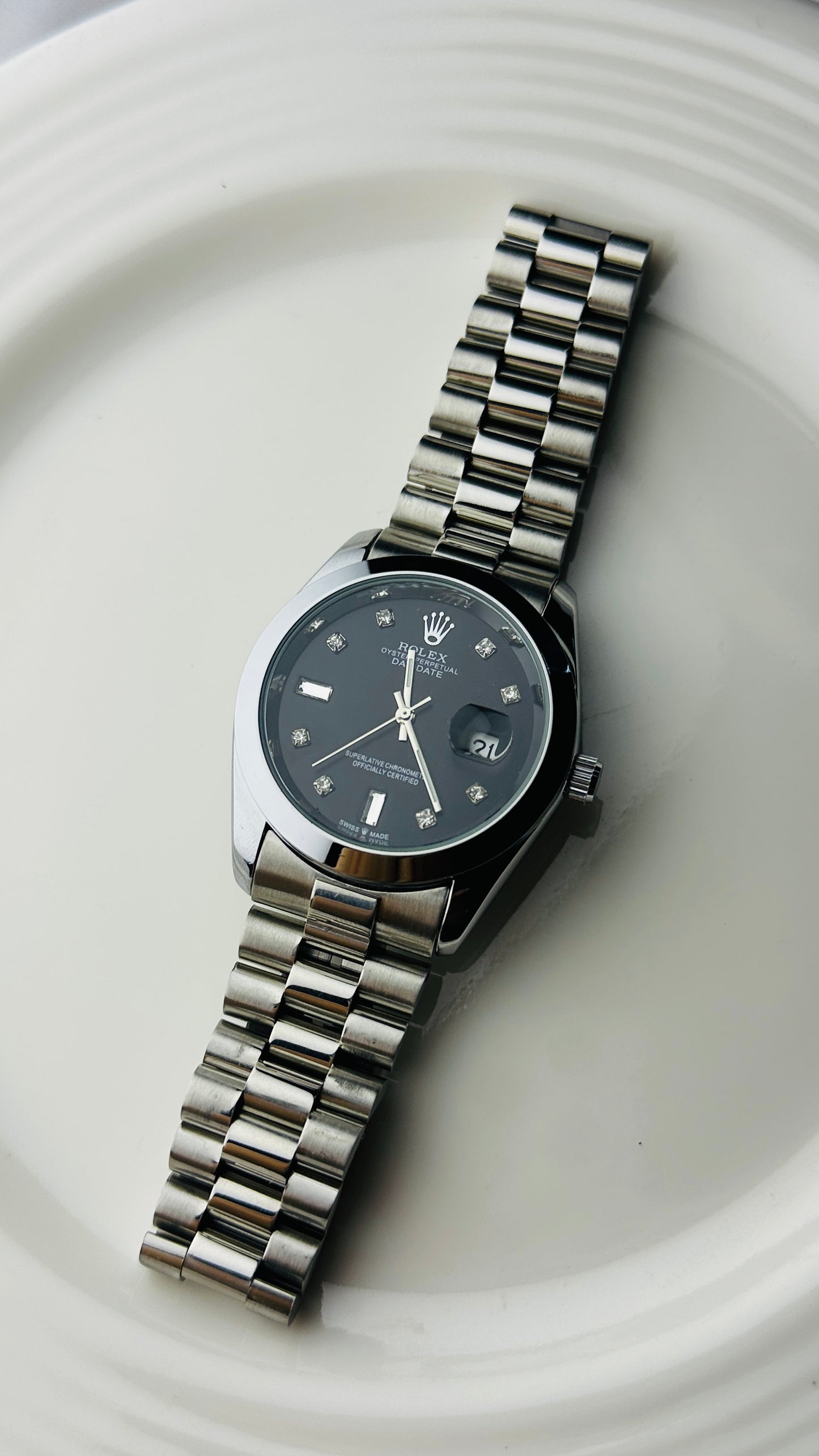 ROLEX BLACK , MASTER WATCH