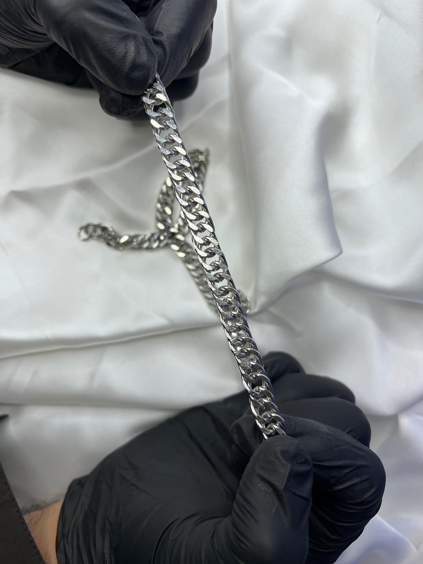 Silver Cuban Link Chain