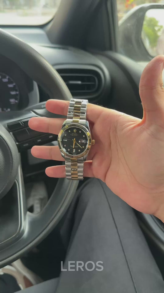 Rolex Oyster Black – Men's Stainless Steel Watch