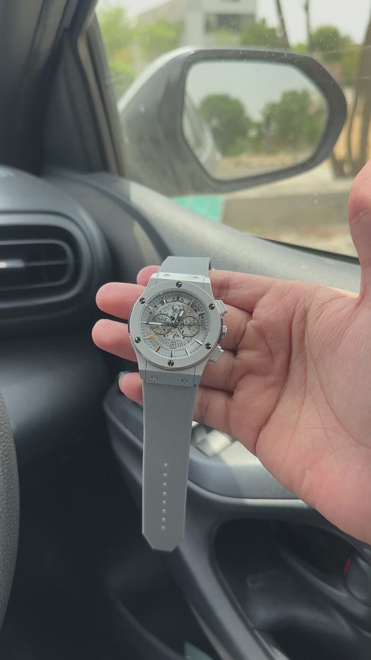 Hublot Skeleton Silver – Men's Luxury Watch